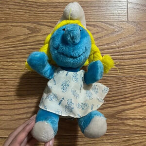 Vintage 1981 Smurfette Plush